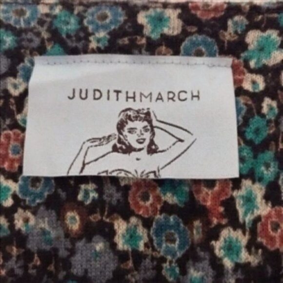 Judith March one bell sleeve one sleeveless sleeve floral dress size small - Picture 6 of 7